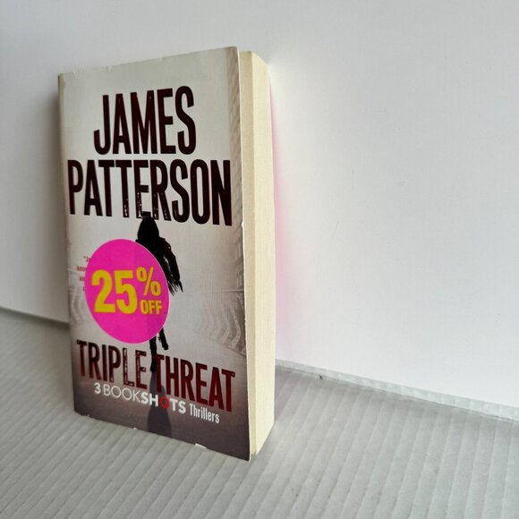 Triple Threat (3 BookShots Thrillers) By James Patterson Paperback Book - Picture 2 of 4